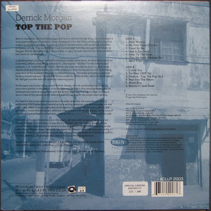 Derrick Morgan : Top The Pop (LP, Comp, Mono, Pur)