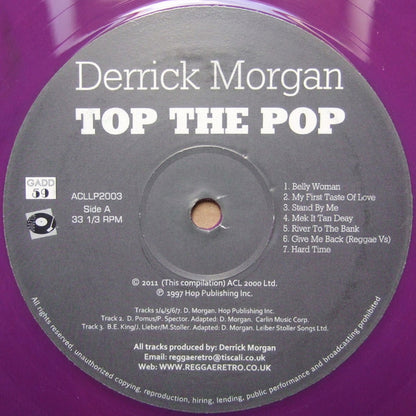 Derrick Morgan : Top The Pop (LP, Comp, Mono, Pur)