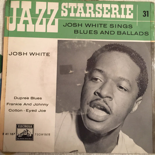 Josh White : Josh White Sings Blues And Ballads (7", EP)