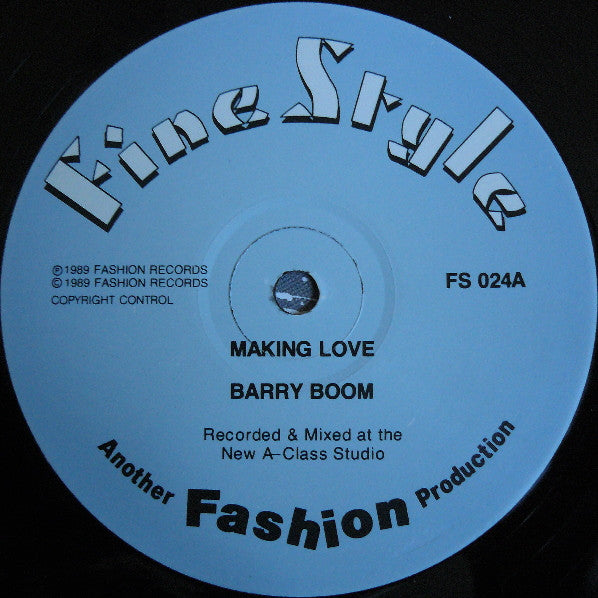Barry Boom : Making Love (12")