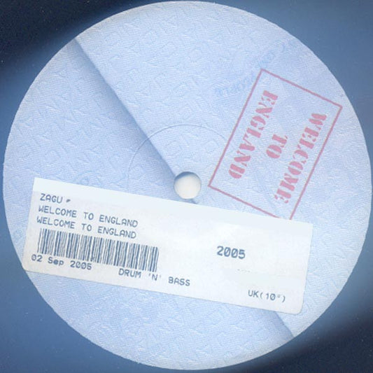 Zagu Zarr : Welcome To England (10", Ltd)