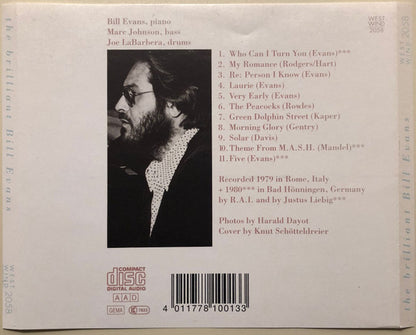 Bill Evans : The Brilliant (CD)