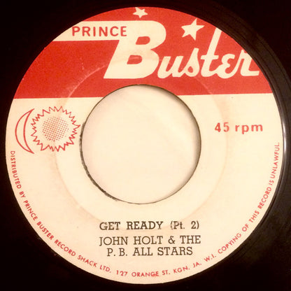 John Holt & Prince Buster's All Stars : Get Ready  (7")