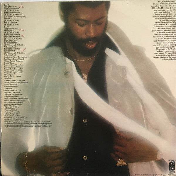 Teddy Pendergrass : Teddy Pendergrass (LP, Album)
