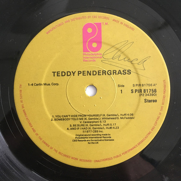 Teddy Pendergrass : Teddy Pendergrass (LP, Album)