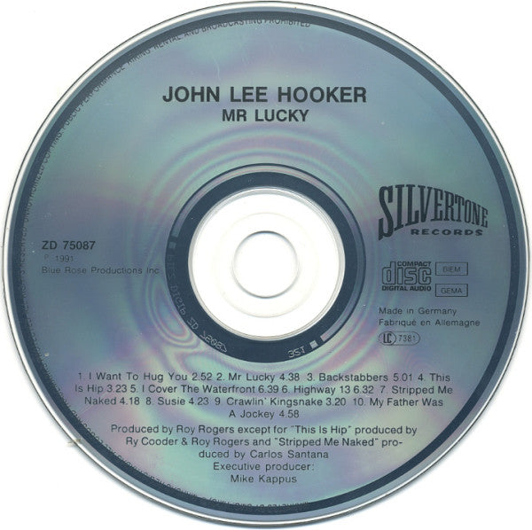 John Lee Hooker : Mr. Lucky (CD, Album, Dig)