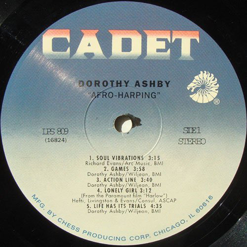 Dorothy Ashby , Arranged and Conducted By Richard Evans (2) : Afro-Harping (LP, Album, RE, 180)