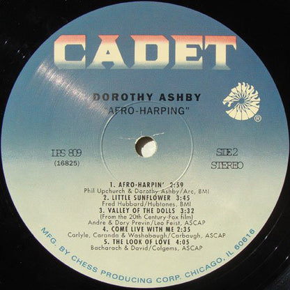 Dorothy Ashby , Arranged and Conducted By Richard Evans (2) : Afro-Harping (LP, Album, RE, 180)