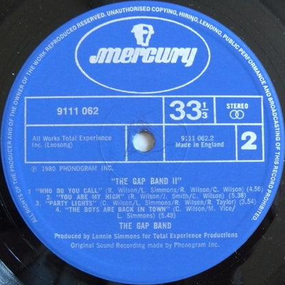 The Gap Band : The Gap Band II (LP, Album)