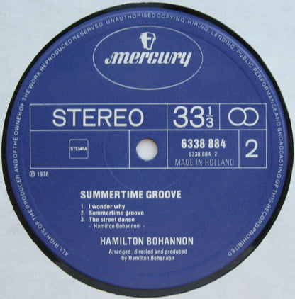 Hamilton Bohannon : Summertime Groove (LP, Album)