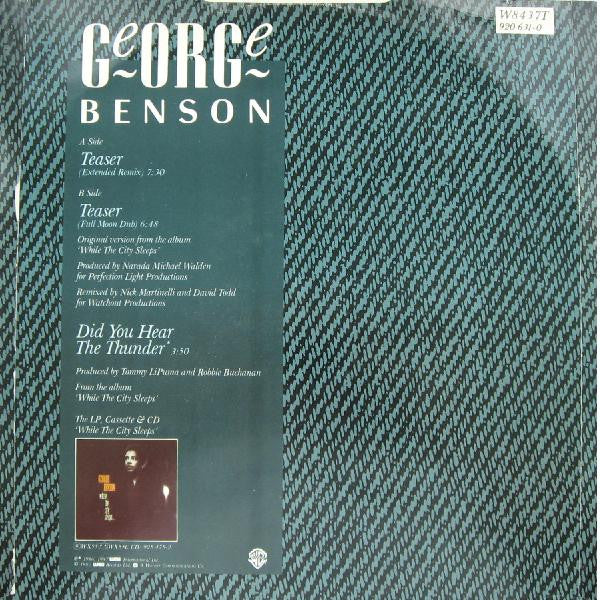 George Benson : Teaser (Extended Remix) (12")