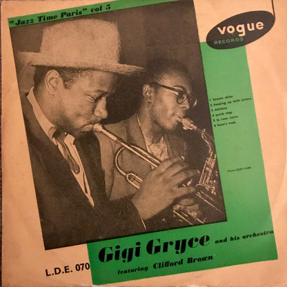 The Gigi Gryce Orchestra Featuring Clifford Brown : Jazz Time Paris Vol. 5 (10", Mono)