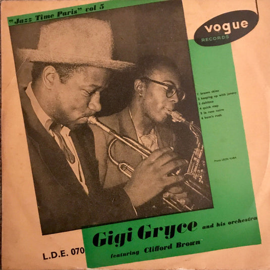 The Gigi Gryce Orchestra Featuring Clifford Brown : Jazz Time Paris Vol. 5 (10", Mono)