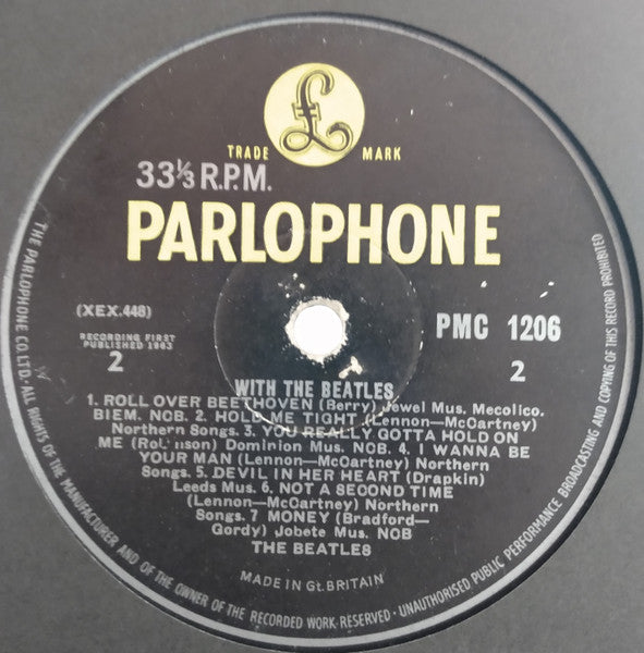 The Beatles : With The Beatles (LP, Album, Mono, 'Jo)