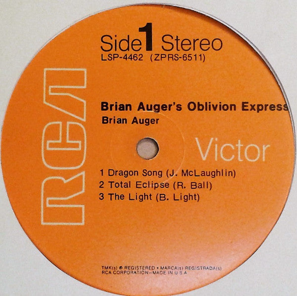 Brian Auger's Oblivion Express : Brian Auger's Oblivion Express (LP, Album, Roc)