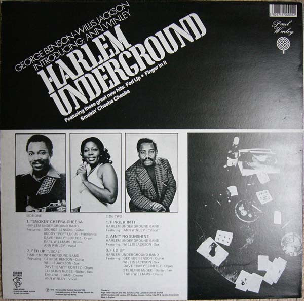Harlem Underground Band : Harlem Underground (LP, Album, RE)