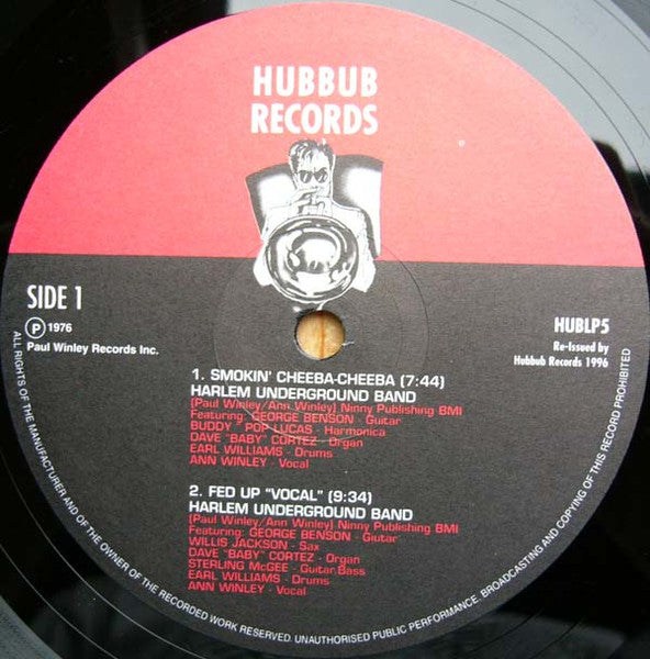 Harlem Underground Band : Harlem Underground (LP, Album, RE)