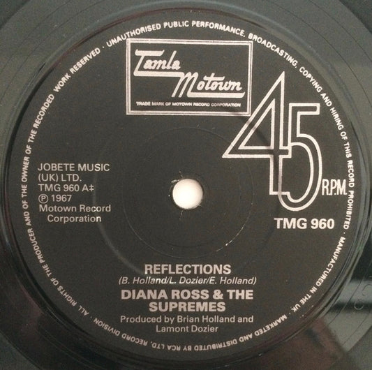 The Supremes : Reflections / Love Child (7", Single, RE, Sol)