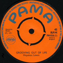 Hopeton Lewis / The M. Squad : Grooving Out Of Life (7")