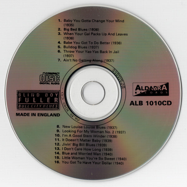 Blind Boy Fuller : Bull City Blues (CD, Comp)