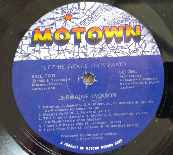 Jermaine Jackson : Let Me Tickle Your Fancy (LP, Album, RE)