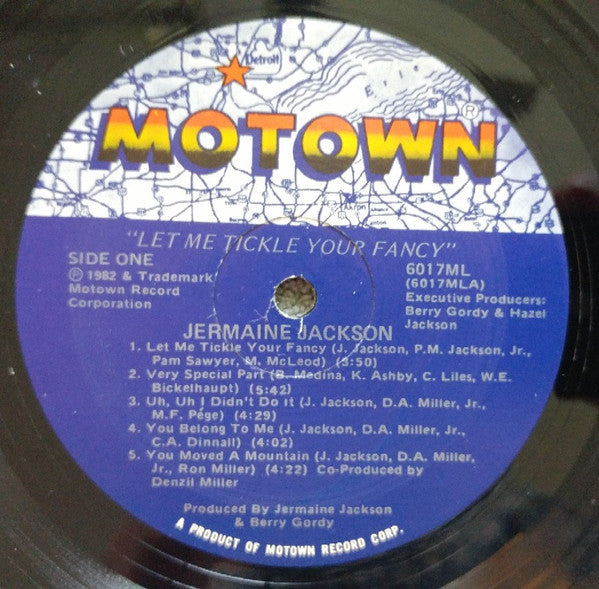 Jermaine Jackson : Let Me Tickle Your Fancy (LP, Album, RE)