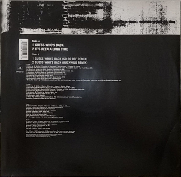 Rakim : Guess Who's Back (12", RE)