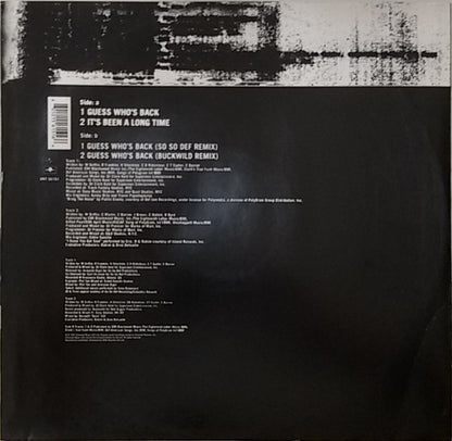 Rakim : Guess Who's Back (12", RE)