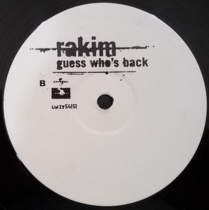 Rakim : Guess Who's Back (12", RE)