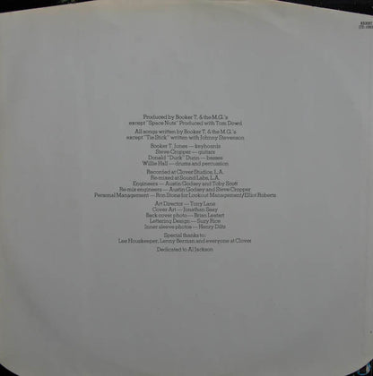 Booker T & The MG's : Universal Language (LP, Album)