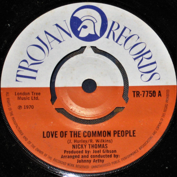 Nicky Thomas / The Destroyers : Love Of The Common People / Compass (7", Single, 3 P)