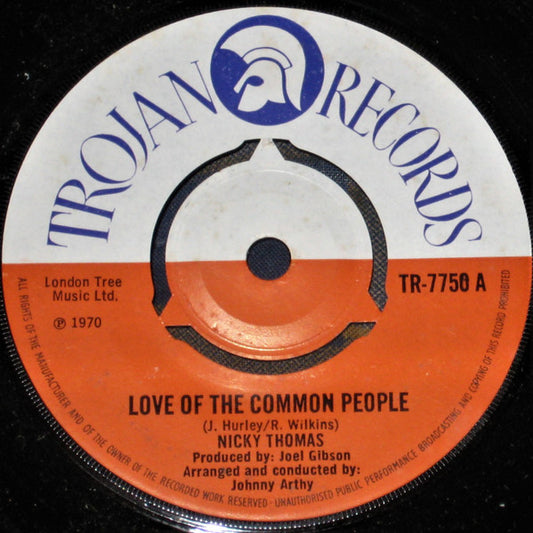 Nicky Thomas / The Destroyers : Love Of The Common People / Compass (7", Single, 3 P)