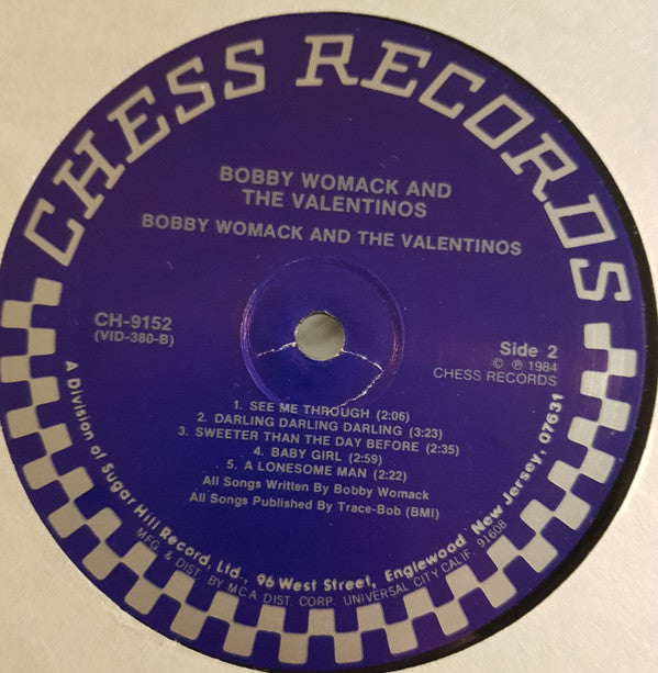 Valentinos : Bobby Womack And The Valentinos (LP)