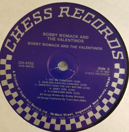 Valentinos : Bobby Womack And The Valentinos (LP)