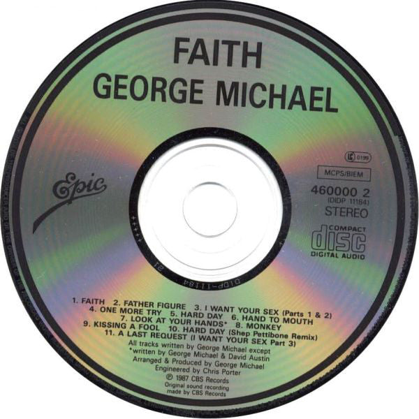 George Michael : Faith (CD, Album)