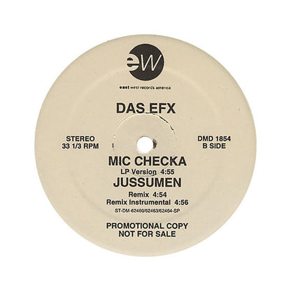 Das EFX : Mic Checka (12", Promo)