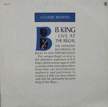 B.B. King : Live At The Regal (LP, Album, RE)