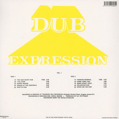 Errol Brown (2) & The Revolutionaries : Dub Expression (LP, RE)