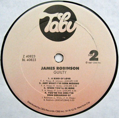 James Robinson : Guilty (LP, Album)