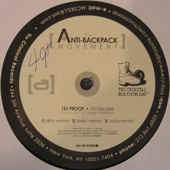 151 Proof / Tragedy Khadafi : 151 Excuses / C'MON (12")