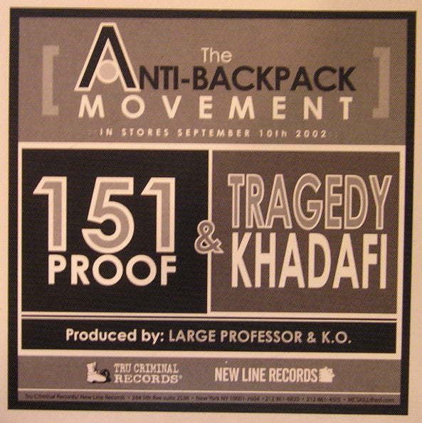 151 Proof / Tragedy Khadafi : 151 Excuses / C'MON (12")