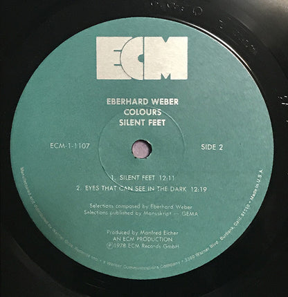 Eberhard Weber Colours : Silent Feet (LP, Album)
