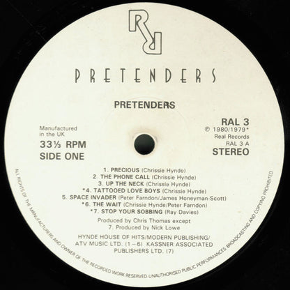 The Pretenders : Pretenders (LP, Album, WEA)