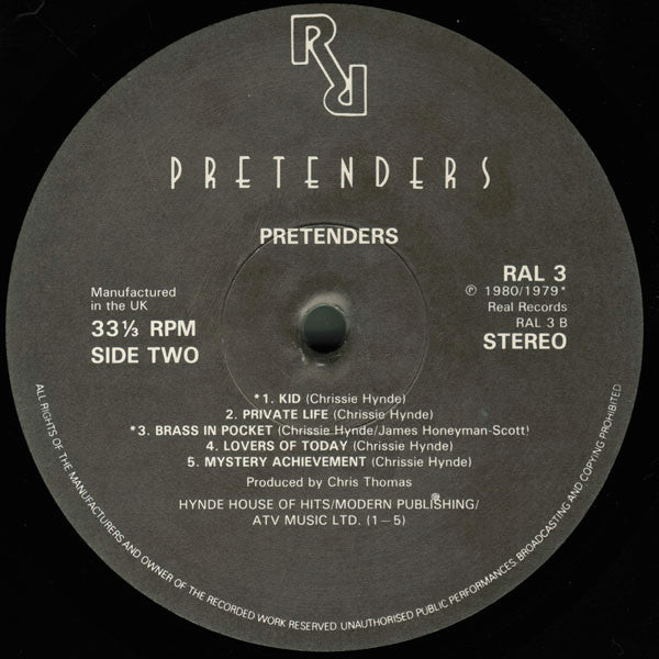 The Pretenders : Pretenders (LP, Album, WEA)