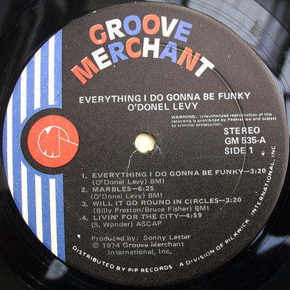 O'Donel Levy : Everything I Do Gonna Be Funky (LP, Album)