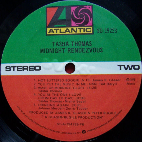 Tasha Thomas : Midnight Rendezvous (LP, Album)