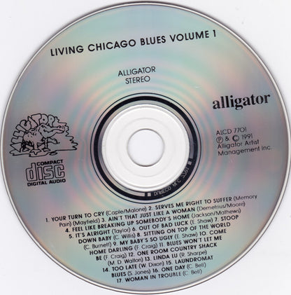 The Jimmy Johnson Blues Band / Eddie Shaw And The Wolf Gang / Left Hand Frank And His Blues Band / Carey Bell's Blues Harp Band : Living Chicago Blues Volume 1 (CD, Album, RE)