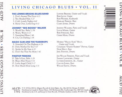 The Lonnie Brooks Blues Band / Magic Slim And The Teardrops* / Johnny "Big Moose" Walker / Pinetop Perkins : Living Chicago Blues  Volume 2 (CD, Album, RE)