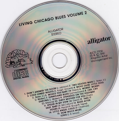 The Lonnie Brooks Blues Band / Magic Slim And The Teardrops* / Johnny "Big Moose" Walker / Pinetop Perkins : Living Chicago Blues  Volume 2 (CD, Album, RE)