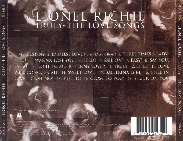 Lionel Richie : Truly - The Love Songs (CD, Comp)